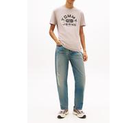 Tommy Hilfiger Regular Gym Ss Tee Limestone Dust Größe: M | Bedruckte T-Shirts Outlet | Herren | Grün