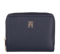 Tommy Hilfiger Reißverschlussbörse Damen TH Icon Med ZA Flap space blue