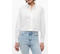 Tommy Hilfiger Relaxed Crop Shirt Ecru Größe: L | Business hemden Outlet | Damen | Braun