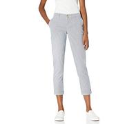 Tommy Hilfiger Damen Hampton Chinohose mit lockerer Passform (Standard und Übergröße) Lässige Hose, Blau/Weiß, 46 Mehr