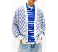 Tommy Hilfiger Relaxed Texture Cardigan Fizzy Blue Größe: L | Jacken Outlet | Herren | Blau