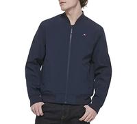 Tommy Hilfiger Rippstrick-Bomberjacke für Herren, leichte College-Jacke, XXL