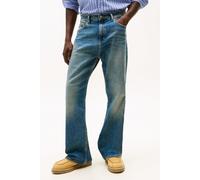 Bootcut-Jeans TOMMY JEANS "ROBBIE", Herren, Gr. 33, Länge 34, denim schwarz, Denim/Jeans, Obermaterial: 99% Baumwolle, 1% Elasthan, relaxed fit, Jeans, mit Fade-Effekten, relaxed fit (32024948-33) den