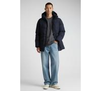 Tommy Hilfiger Herren Daunenmantel Rockie Utility Parka mit Knopfleiste, Blau (Desert Sky), XL