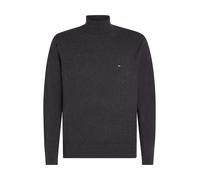 Tommy Hilfiger - Rollkragenpullover aus Baumwoll-Kaschmirmix grau - Gr. - S