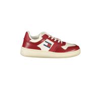 Tommy Hilfiger rote Leder Damen Sneaker EU37/US7 Rot