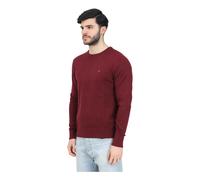 Tommy Hilfiger - Bekleidung Pima Org Ctn Cashmere Crew Neck - Bordeaux - Größe L