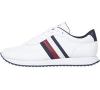 Tommy Hilfiger Runner EVO LTH Mix E Herren-Sneaker, Weiß, 41 EU