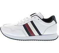 Tommy Hilfiger Runner EVO LTH Mix E Herren-Sneaker, Weiß, 41 EU