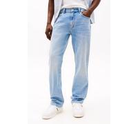 Regular-fit-Jeans TOMMY JEANS "RYAN RGLR STRGHT", Herren, Gr. 36, Länge 34, denim light2, Denim/Jeans, Obermaterial: 81% Baumwolle, 18% Lyocell, 1% Elasthan, unifarben, casual, Jeans, mit Logoprägung