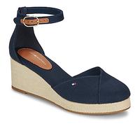 Tommy Hilfiger Sandalen FLAG CLOSED TOE MID WEDGE ESPAD in Blau 37