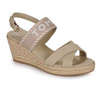 Tommy Hilfiger Sandalen SEASONAL WEBBING MID WEDGE in Beige 40