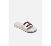 Tommy Jeans Herren Badeschuhe Pool Slide Essential Badelatschen, Weiß (Ecru), 44