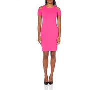 Tommy Hilfiger Damen Cold Shoulder Dress Kleid, Knallpink (Hot Pink), 44