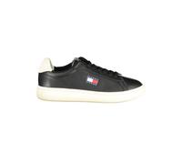 Tommy Hilfiger schwarze Polyurethan Damen Sneaker EU39/US9 Schwarz