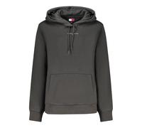 Tommy Hilfiger Schwarzes Baumwoll-Damen-Sweatshirt mit Kapuze S