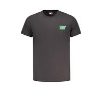 Tommy Hilfiger Schwarzes Baumwoll-Herren-T-Shirt L
