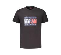 Tommy Hilfiger Schwarzes Baumwolle Herren T-Shirt S
