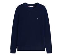 Tommy Hilfiger - Seasonal Structure Crew Neck - - Knitwear - Herren - Blau - S