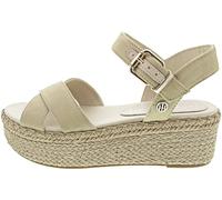 Tommy Hilfiger Shiny Touches Flatform We Sandalette BeigeBeige / Neu / 40