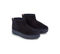 Tommy Hilfiger Shoes Leder-Boots in Dunkelblau - Größe 39 | Damen Stiefel