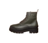 Tommy Hilfiger Shoes Leder-Boots in Khaki - Größe 40 | Herrenstiefel