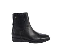 Tommy Hilfiger Shoes Leder-Boots in Schwarz - Größe 41 | Damen Stiefel
