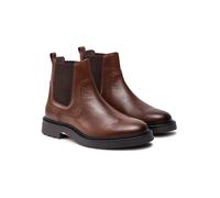 Tommy Hilfiger Shoes Leder-Chelsea-Boots in Braun - Größe 44 | Herrenstiefel