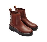 Tommy Hilfiger Shoes Leder-Chelsea-Boots in Hellbraun - Größe 38 | Stiefeletten