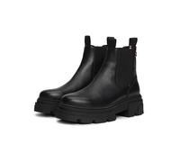 Chelseaboots TOMMY HILFIGER "COMBAT LEATHER LOW CHELSEA" Gr. 41, schwarz Damen Schuhe (38116907-41) schwarz