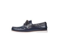 Tommy Hilfiger Shoes Leder-Mokassins in Dunkelblau - Größe 42 | Herren Schuhe Halbschuhe