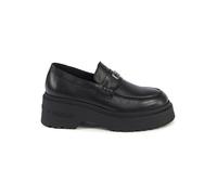 Tommy Hilfiger Shoes Leder-Mokassins in Schwarz - Größe 39 | Damen Schuhe Halbschuhe