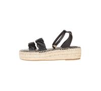 Tommy Hilfiger Shoes Leder-Sandaletten in Schwarz - Größe 40 | Damen Sandalen