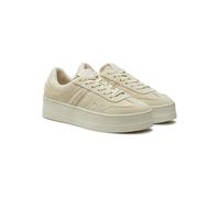 Tommy Hilfiger Shoes Leder-Sneakers in Beige - Größe 36 | Damen Sneakers