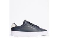 Tommy Hilfiger Shoes Leder-Sneakers in Dunkelblau - Größe 46 | Herrensneakers