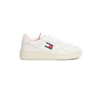 Tommy Jeans Tjw Retro-Korb-Sneaker ESS für Damen, niedriges Oberteil, Rosa (zartes Rosa), Größe 37, Rosa zartes Rosa, 4