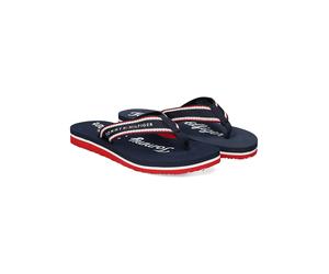 Tommy Hilfiger Shoes Zehentrenner in Dunkelblau - Größe 36 | Damen Sandalen