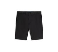 Chinoshorts TOMMY HILFIGER "DENTON", Damen, Gr. 34, N-Gr, schwarz, Web, Obermaterial: 97% Baumwolle, 3% Elasthan, gerade kniefrei, Hosen Chinoshorts, gerade Form, schlichtes Design (55485559-34) schwa