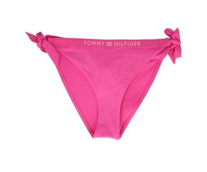 Tommy Hilfiger Side Tie Cheeky Bikini Slip Damen Stunning Orchid - Rosa / XS