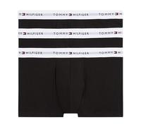 Tommy Hilfiger Herren 3er Pack Boxershorts Trunks mit Logobund, Mehrfarbig (Th Wht/Th Wht/Th Wht), S-M