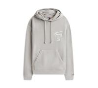 Tommy Hilfiger - Signature Relaxed Fit Hoodie mit Rückenlogo grau - Gr. - L