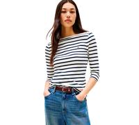 Tommy Hilfiger Damen Langarmshirt New Cody Slim U-Boot-Ausschnitt, Mehrfarbig (Breton/ECU/Dark Night Navy), S