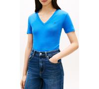 Tommy Hilfiger Slim Cody V-neck Ss Blue Orbit Größe: XS | Hemden Outlet | Damen | Blau