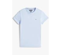 Tommy Hilfiger Slim Fit T-Shirt Rundhals blau, Einfarbig