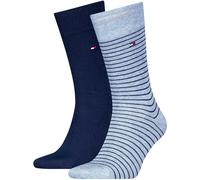 Tommy Hilfiger Legwear Tommy Hilfiger 2P Men Sock Stripe Blau/Hellblau Gr 39/42 Herren