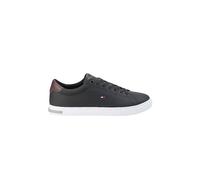 Tommy Hilfiger Herren Sneaker Vulcanized Essential Leather Detail Schwarz Größe 41