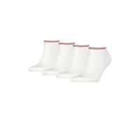 Tommy Hilfiger Sneaker Socken Herren & Damen Füsslinge 4-er Pack, Farbe:Weiss, Socken & Strümpfe:43-46