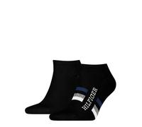 Tommy Hilfiger - Sneaker Socken mit Logo im 2er-Pack schwarz - Gr. - 39-42