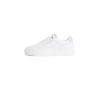 Tommy Hilfiger Low Top Sneaker aus Leder-Mix in Weiss, Größe 37