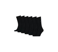 Socken TOMMY HILFIGER Gr. 47-49, schwarz (6 x schwarz) Herren Socken (25670435-47) 6 x schwarz